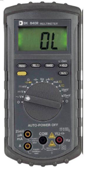 RS232介面2500位自動換檔多功能電表BK840R