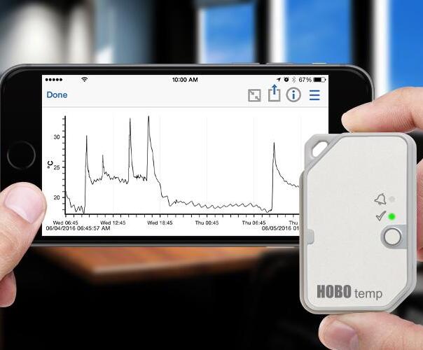 HOBO MX100藍(lán)牙溫度記錄儀防水等級(jí)IP67